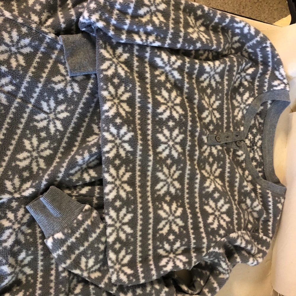 Fleece girls pajama set